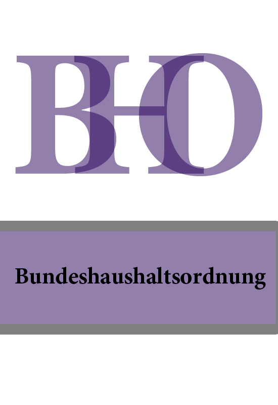 Deutschland — Bundeshaushaltsordnung – BHO