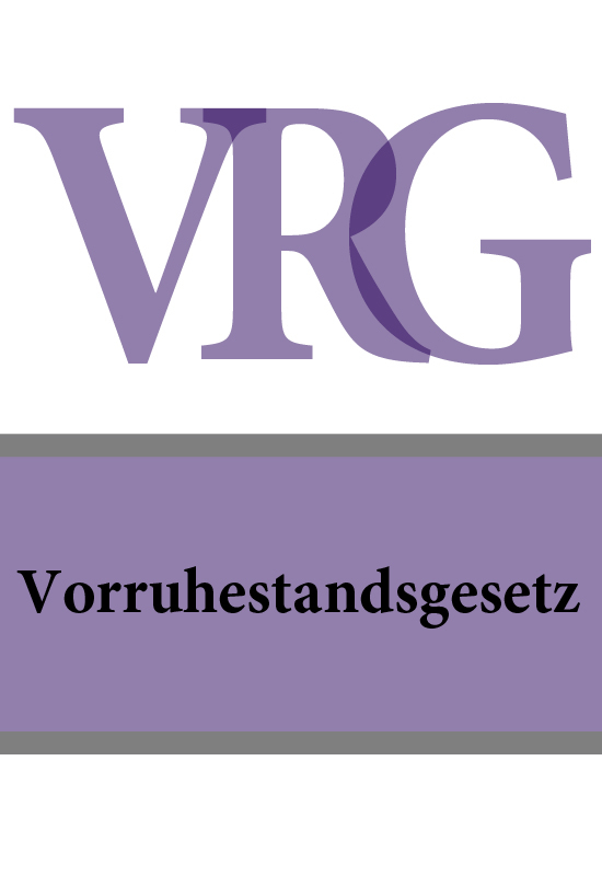 Deutschland — Vorruhestandsgesetz – VRG